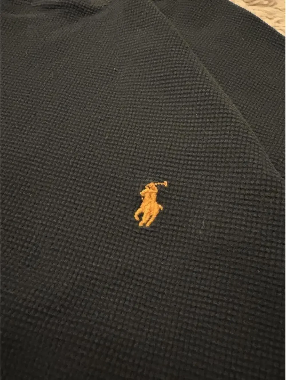 Beautiful waffle knit Polo Ralph Lauren Long sleeve thermal tee.